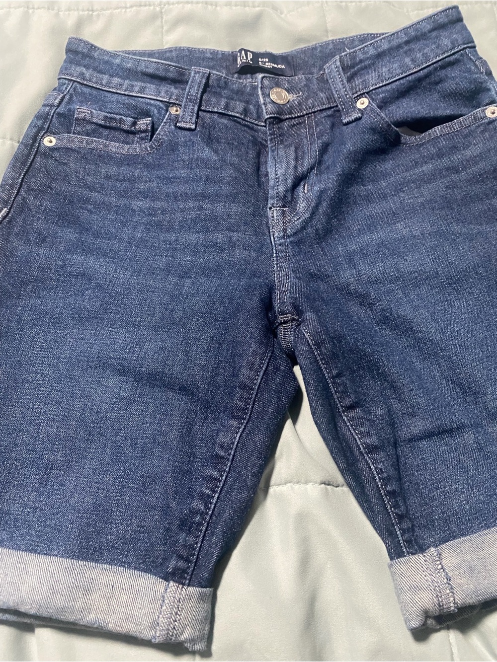GAP Indigo Denim Bermuda Shorts